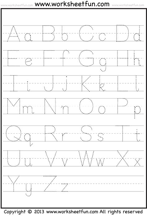 Tracing Letters And Numbers For Preschoolers