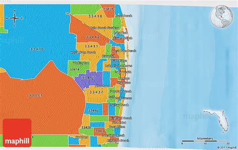 Palm Beach County Map By Zip Code Map Of West