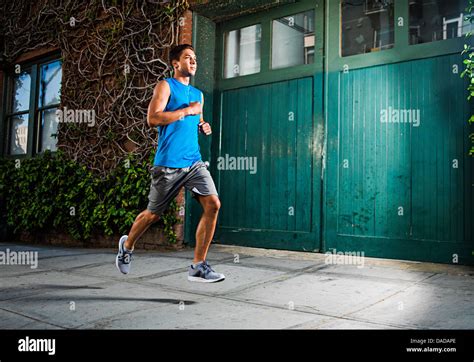 Man Running On Hi Res Stock Photography And Images Alamy