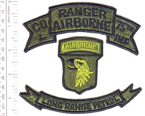 Airborne Us Army Rangers Vietnam 101st Division Long Range Recon Patrol