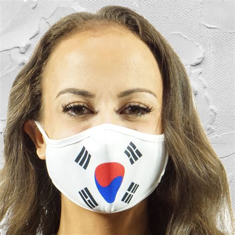 South Korea Face Mask Made In The Usa Dual Layer Fitted Mask Dye