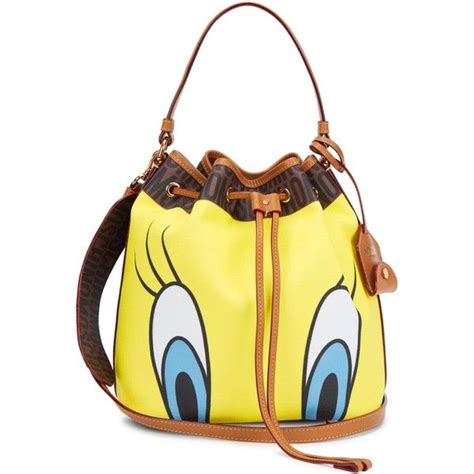 Moschino Looney Tunes Bucket Bag 375 Liked On Polyvore Featuring