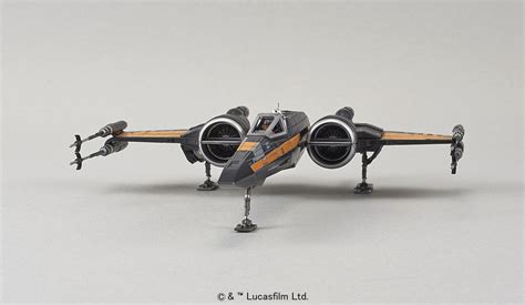 Free delivery for many products! Bandai Star Wars 1/72 Plastic Model Poe's X-Wing Fighter ...