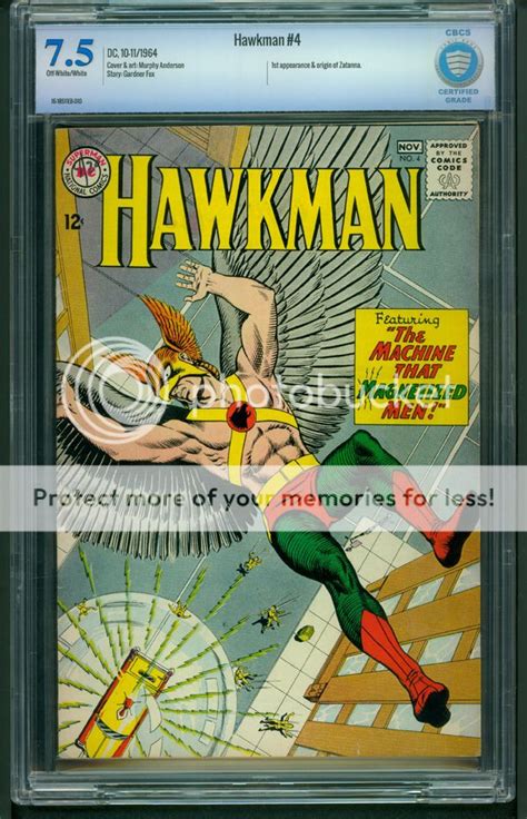 Hawkman 4 1964 Cbcs Graded 7 5 1st Appearance Origin Of Zatanna Not Cgc