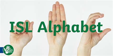 Irish Sign Language Isl Alphabet Video Twinkl