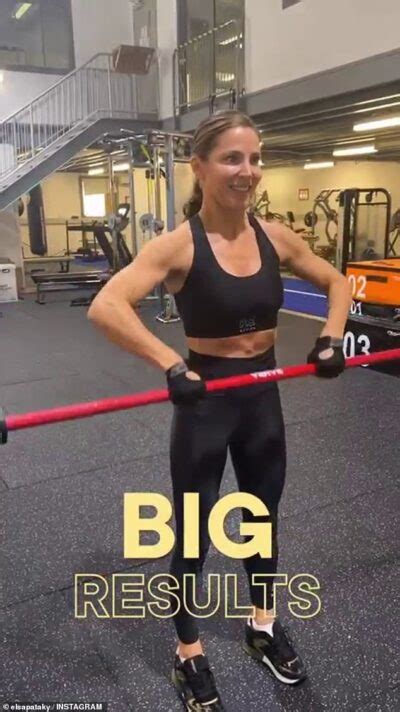Elsa Pataky 45 Shows Off Her Bulging Biceps In New Ad For Chris