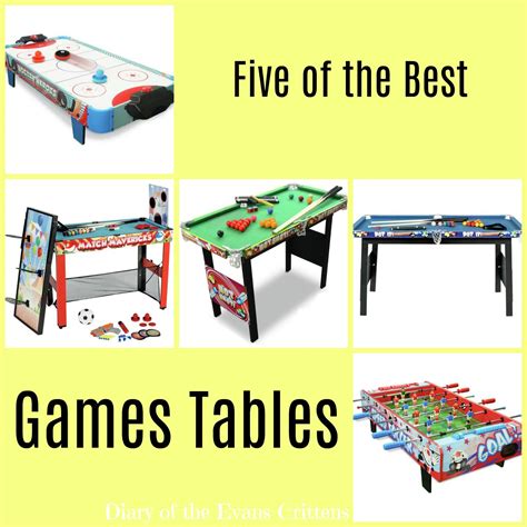 Home Five Of The Best Games Tables Diary Of The Evans Crittens