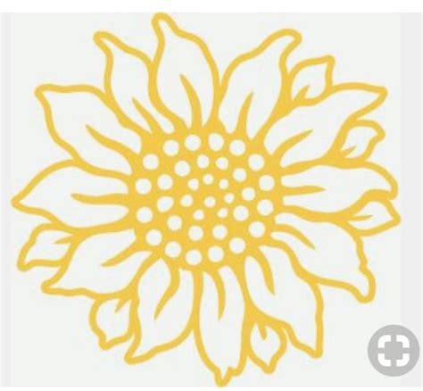 Download Pin by Teresa Golson on SVG | Sunflower stencil, Stencil ...