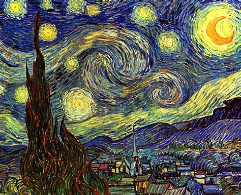 Vincent Van Gogh Picture Starry Night 1889 ArtsViewer Com