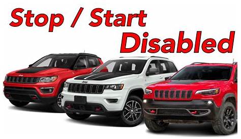 2015 jeep cherokee auto stop start disabled