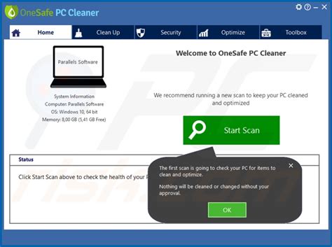 Aplicação Indesejada Onesafe Pc Cleaner Instruções De Desinstalação