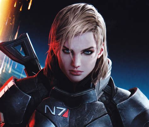 Mass Effectt 3 Commander Shepard Female Face Woman Face Face