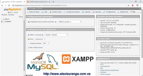Como Crear Una Base De Datos En MySQL Usando PhpMyAdmin Alexis Uranga