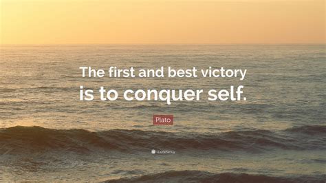 We did not find results for: Plato Quote: "The first and best victory is to conquer self." (12 wallpapers) - Quotefancy