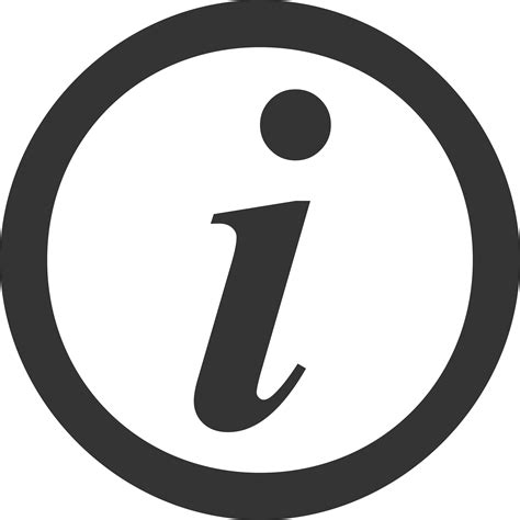 Info Icon Free Icons Library