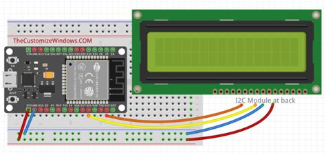 Esp32 Arduino With Lcd Connection And Code I2c Lcd 1602a