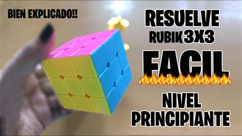 Armar Facil Y Rapido Cubo Rubik 3x3🔥 Metodo Principiantes 2020
