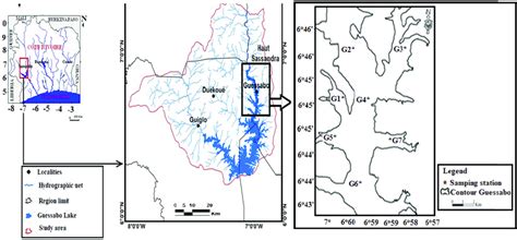 Location Of The Seven Sampling Stations Selected Download Scientific