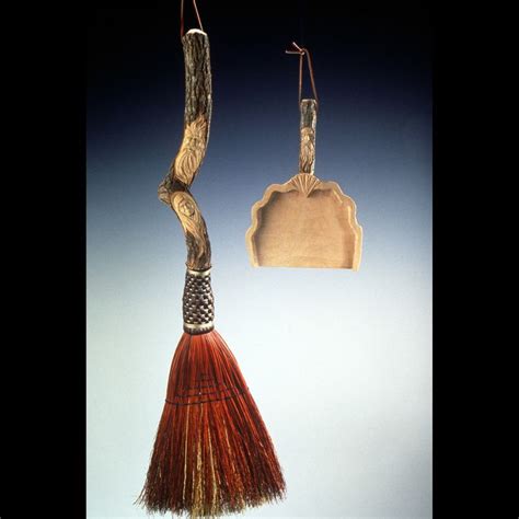 Wood Carvings By Scheumack Brooms Are Completely Hand Carved Using