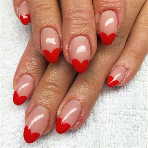 Red Tip Nails Design Design Talk