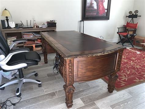 I had no concerns with ashley furniture homestore performing a credit check and meeting their requirements if i chose their financing, as described by. Ashley Furniture Britannia Rose Office Desk for Sale in ...