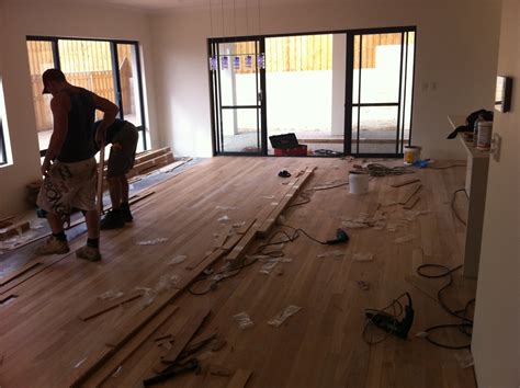 Flooring solutions ready for real life, designed to deliver comfort and performance. Our little part of Australia: Timber Flooring install - 20/04/11