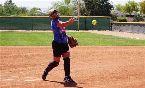 She won't know what hit her. 83-YEAR-OLD WOMAN STILL STRONG AT SOFTBALL AFTER 50 YEARS ...
