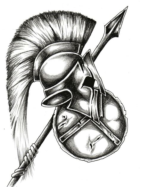 They can be from the greek and roman era, and can have variations by adding other. Spartan Helmet Weapon And Shield Tattoo Design | Tatuaje ...