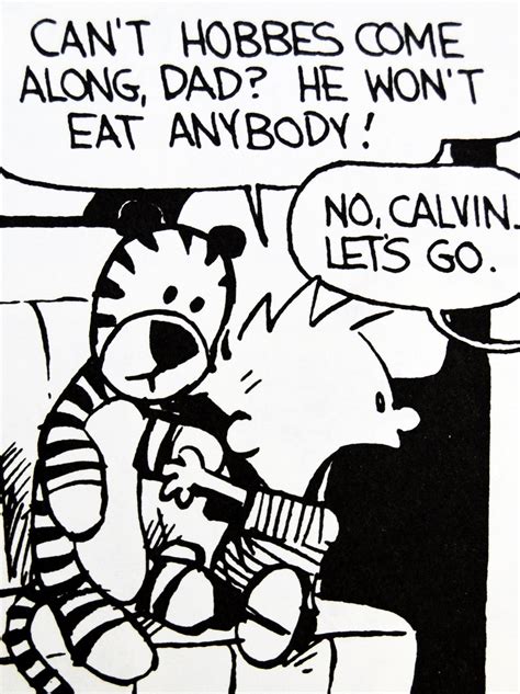 calvin and hobbes de s classic pick of the day 10 14 14 can t hobbes come along dad he