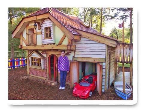 A wonderful indoor play house for older kids. playhouse with a garage and boat! | Play houses, Build a ...
