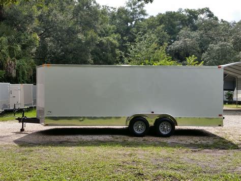 Quality Cargo X Ta Trailer White Ramp Side Door Extra Height