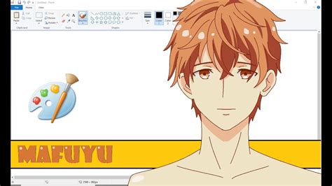 How To Draw Mafuyu Sato Given How To Draw Anime Ms Paint Tutorial