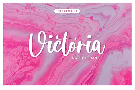 Victoria Script Font 539659 Handwritten Font Bundles