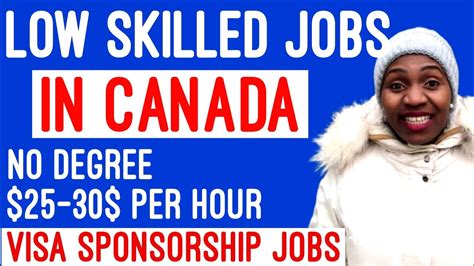 Canada Work Permit 2022 Low Skilled Jobs In Canada With Visa Sponsorship Immigrate With Ammy