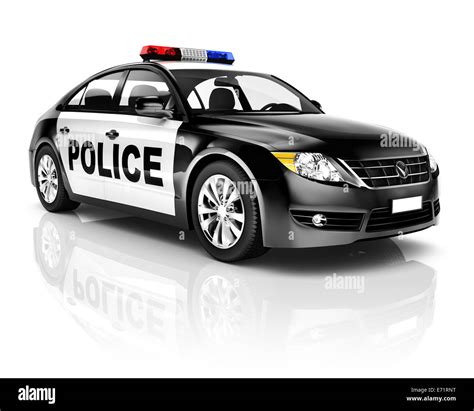 Black And White Car Police Cut Out Stock Images And Pictures Alamy