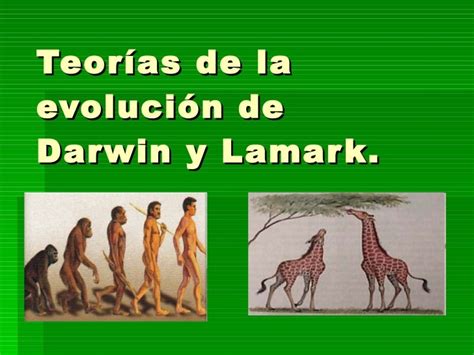 Teoria De Darwin Y Lamarck