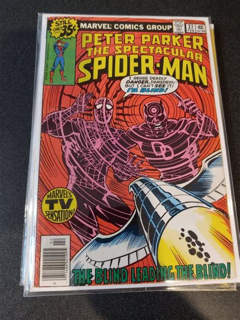 The Spectacular Spider Man 27 1st Frank Miller Art On Daredevil Vf