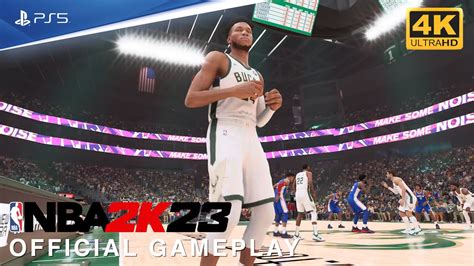 Nba K Ps K Uhd Next Gen Gameplay Ers Vs Bucks Youtube