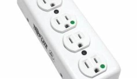 Tripp Lite 4-Outlet Medical-Grade Power Strip for Patient-Care Areas