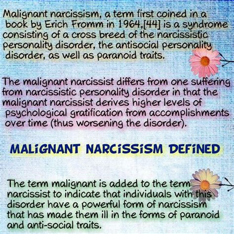 The Definition Of Malignant Narcissism Antisocial Personality