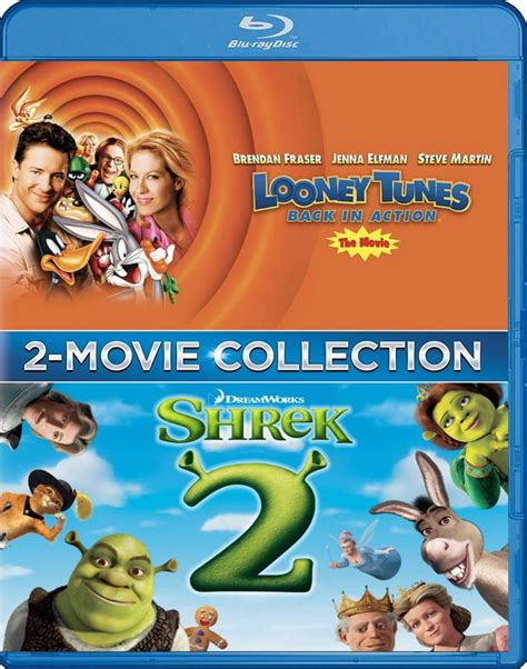 2 Movie Looney Tunes Back In Actionshrek 2 Bluray By Myjosephpatty2002