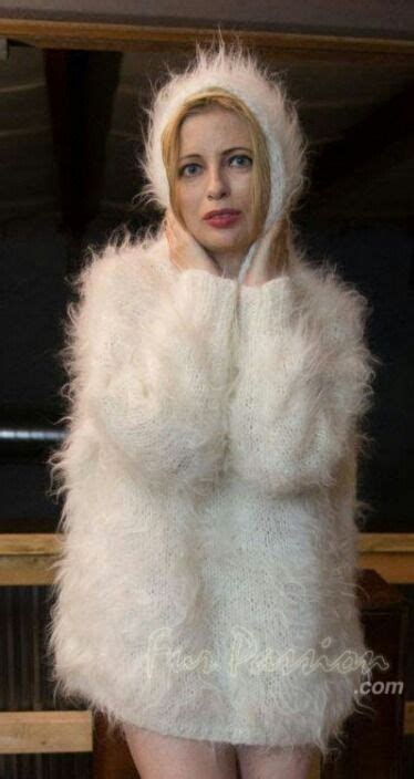 mini robes angora sweater ostrich feathers mohair fur coat pullover wool knitting sweaters