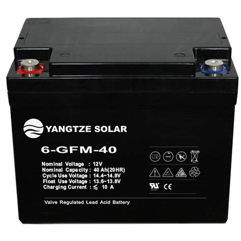Supply 12V 40Ah Lead Acid Battery Wholesale Factory Yangtze Battery