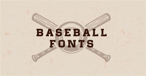 Hit A Homerun With These Cool Baseball Fonts Creative Market Blog