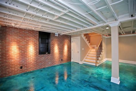 It also creates a nearly seamless, waterproof surface on the floor. Convert Your Contemporary Basement Into Livable Space