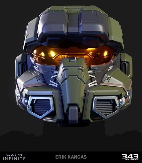 Artstation Halo Infinite Morrigan Helmet Season 2 Lone Wolves 343