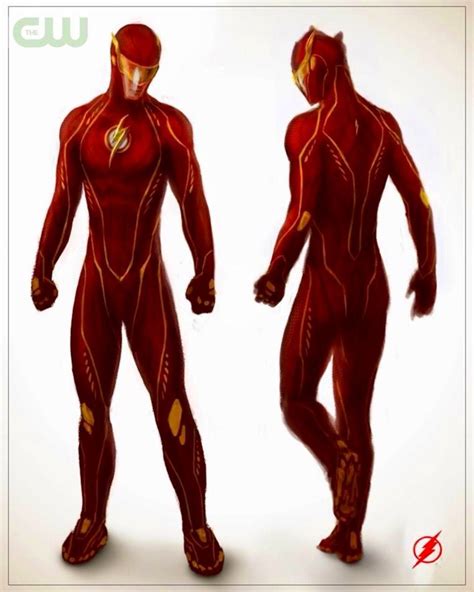 Concept Art For The Cws Flash Tv Series Flash Costume The Flash