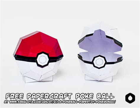 Pokemon Papercraft Pokeball Papercraft Kulturaupice