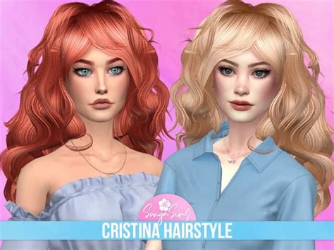 Cristina Hairstyle At Sonya Sims The Sims 4 Catalog