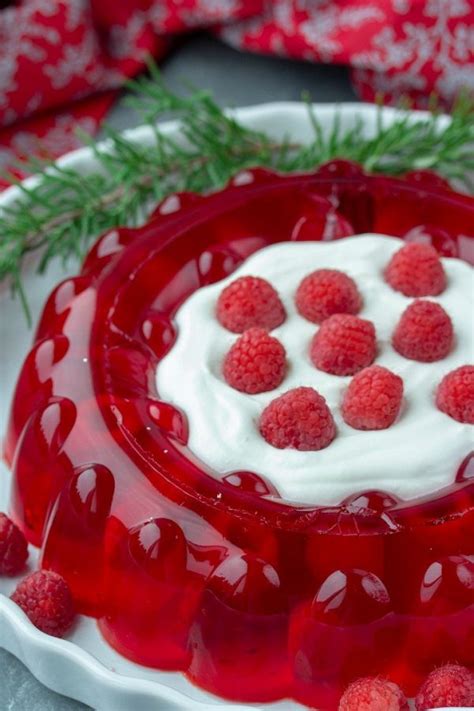 Easy Low Carb Cream Filled Raspberry Jello Holistic Yum
